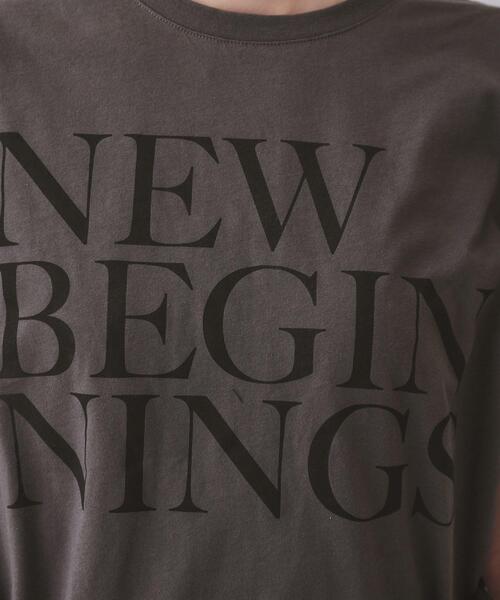 OPAQUE.CLIP(オペークドットクリップ)の「BIGロゴTシャツ【洗濯機洗い可】(Tシャツ/カットソー・レディース・ホワイト/チャコールグレー/ライトグリーン・00)」の11枚目の写真