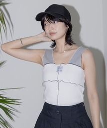 Eimee Law | 配色メロウ テレコタンク(タンクトップ)