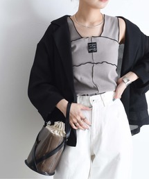 Eimee Law | 配色メロウ テレコタンク(タンクトップ)