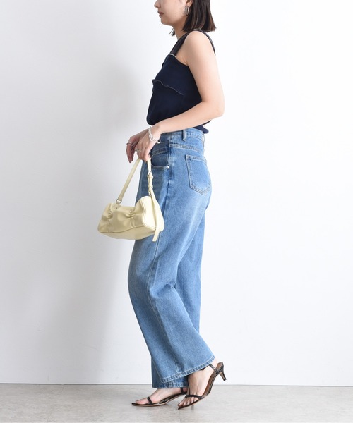 Eimee Law（エイミーロウ）の「配色メロウ テレコタンク（タンクトップ・レディース・ブラック/オフホワイト/ネイビー/モカ・FREE）」の20枚目の写真