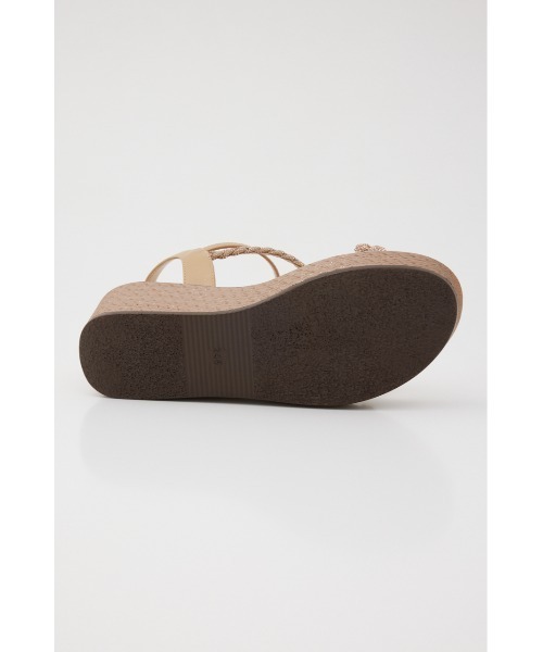 STACCATO（スタッカート）の「プルスコードストラップウェッジヒールサンダル（サンダル・レディース・ライトオレンジ系/ホワイト・22.5cm/23.5cm/24.5cm/23.0cm/24.0cm）」の10枚目の写真