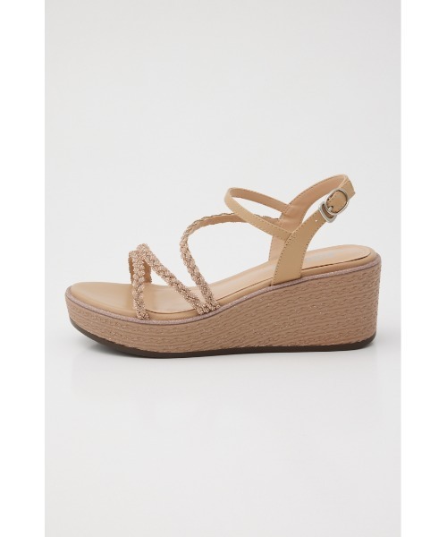 STACCATO（スタッカート）の「プルスコードストラップウェッジヒールサンダル（サンダル・レディース・ライトオレンジ系/ホワイト・22.5cm/23.5cm/24.5cm/23.0cm/24.0cm）」の20枚目の写真