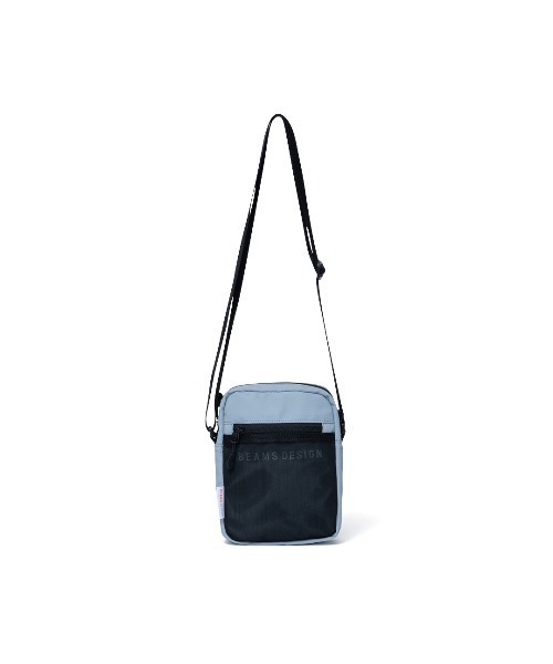 BEAMS DESIGN（ビームス デザイン）の「BEAMSDESIGN（ビームスデザイン）エラスティックメッシュ ショルダーバッグ（ショルダーバッグ・メンズ・グレー/ネイビー/ブラック/サンドベージュ/ライトグレー・FREE）」の3枚目の写真