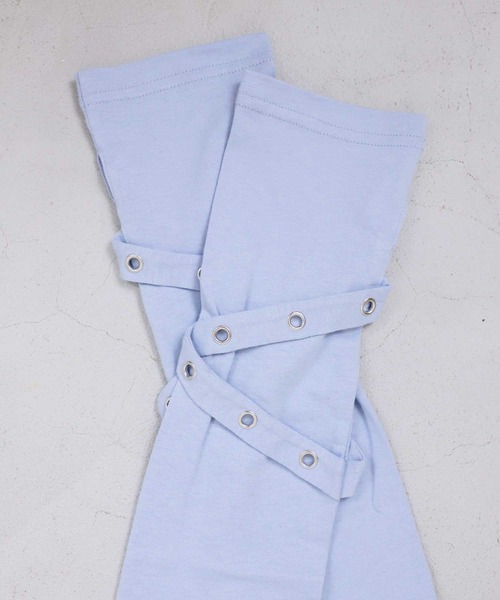 Hauls（ハウルズ）の「アームウォーマーベルト だぼTEE（Tシャツ/カットソー・レディース・ブラック/サックスブルー/ホワイト・F）」の10枚目の写真