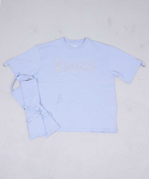 Hauls（ハウルズ）の「アームウォーマーベルト だぼTEE（Tシャツ/カットソー・レディース・ブラック/サックスブルー/ホワイト・F）」の7枚目の写真