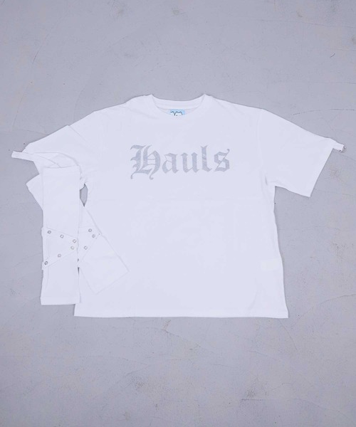 Hauls（ハウルズ）の「アームウォーマーベルト だぼTEE（Tシャツ/カットソー・レディース・ブラック/サックスブルー/ホワイト・F）」の16枚目の写真