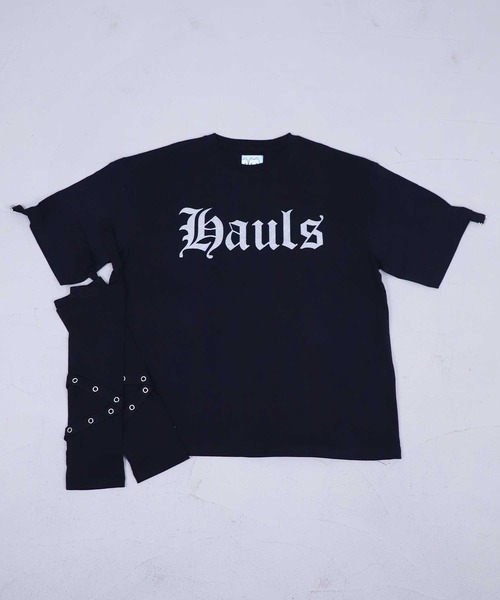 Hauls（ハウルズ）の「アームウォーマーベルト だぼTEE（Tシャツ/カットソー・レディース・ブラック/サックスブルー/ホワイト・F）」の11枚目の写真