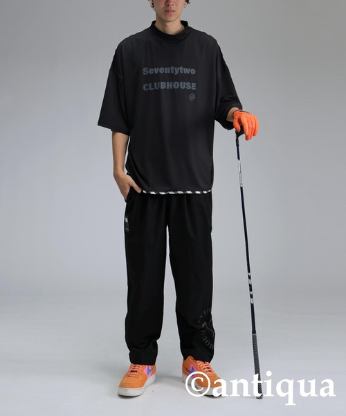 antiqua(アンティカ)の「【STCH】チェック切り替えトップス(Tシャツ/カットソー・レディース・ネイビー/ホワイト/ブラック・ML/LXL)」の19枚目の写真