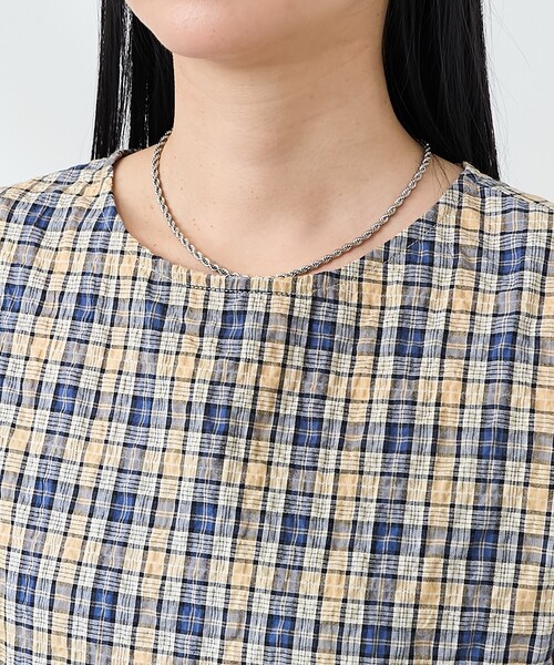 sunsetpark チェック柄ティアードミニワンピース FREAK'S STORE/ティアードチェックミニワンピース｜Daytona Park