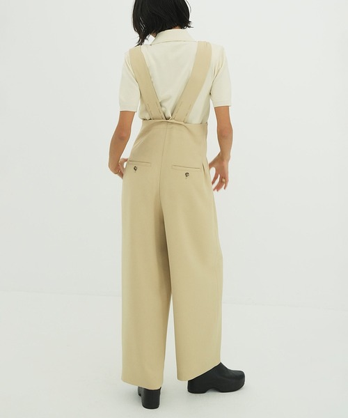 トップス CLANE SHOULDER PADS POLO KNIT TOPS セール】SHOULDER PADS POLO KNIT TOPS（ニット/セーター