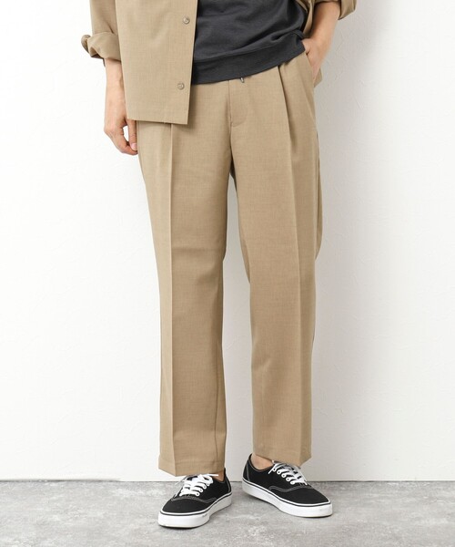 NOLLEY’S(ノーリーズ)の「《セットアップ対応》イージーケア ストレッチポプリン イージーパンツ 25SS(その他パンツ・メンズ・ベージュ/ネイビー/チャコールグレー・S/M/L/XL)」の2枚目の写真