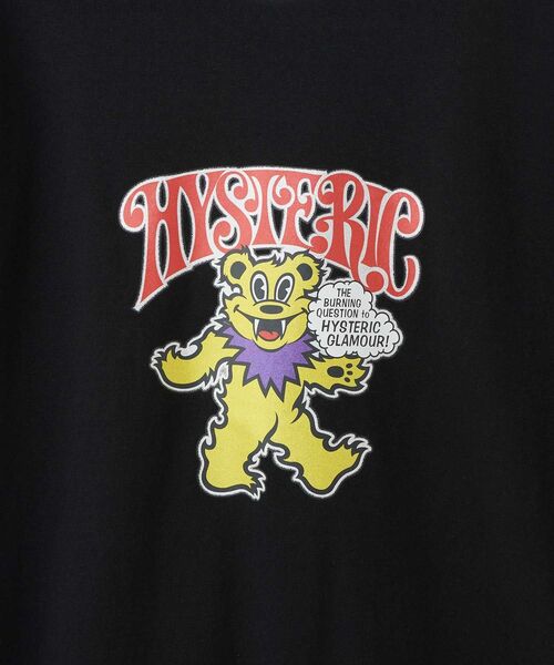 FIRE BEAR GLITTER Tシャツ（Tシャツ/カットソー）｜HYSTERIC
