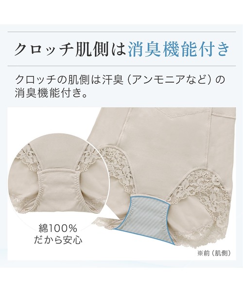 BRADELIS NEWYORK(ブラデリスニューヨーク)の「ビューティフルレースショーツ25 ブラデリス 補正下着 補整(ショーツ・レディース・ピンクベージュ/グレー/ブルー・M/L/LL/3L/4L/5L/S)」の19枚目の写真