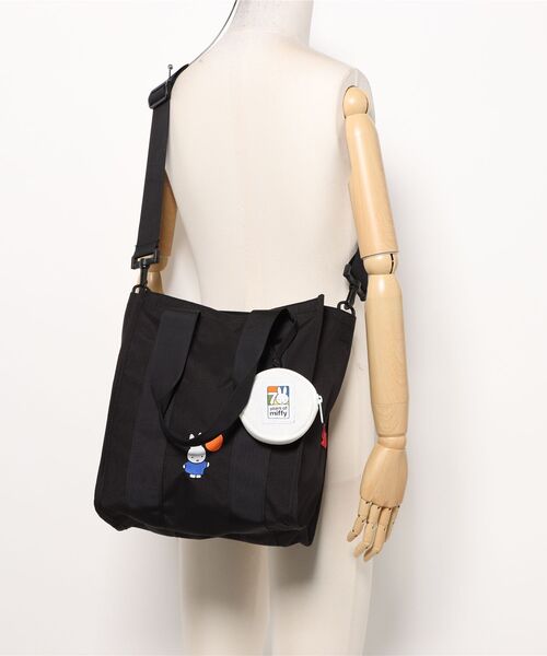 Manhattan Portage（マンハッタンポーテージ）の「SERENE TOTE BAG 500D CORDURA MIFFY 70TH（トートバッグ・レディース・ブラック・MEDIUM）」の22枚目の写真