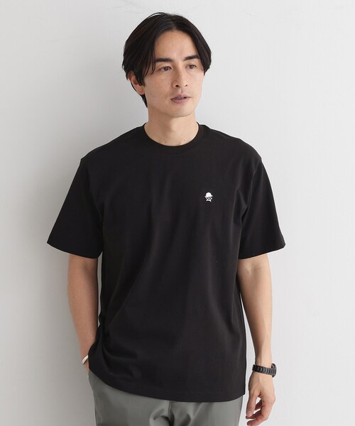 カラーワンポイントTシャツ＆パンツ セール】ワンポイントメタリックロゴ Tシャツ（Tシャツ