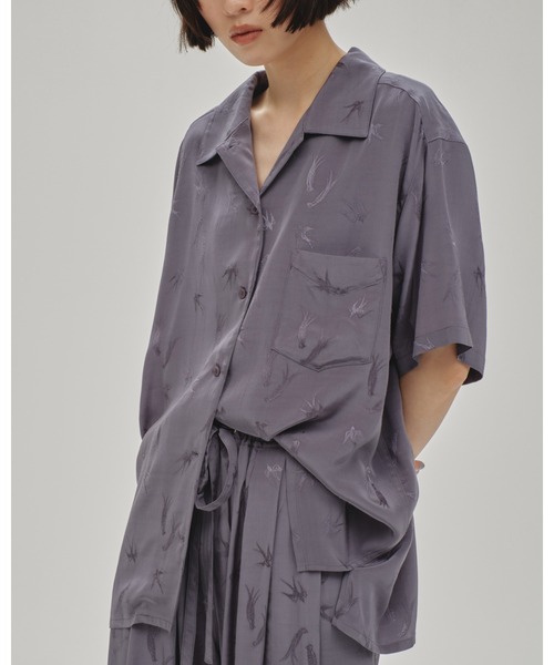 TODAYFUL Swallow Satin Shirts 【公式通販】
