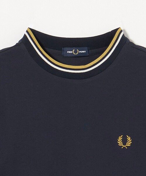 完売必須【FRED PERRY】別注 ロゴ刺繍 ショートスリーブ Tシャツ 別注】<FRED PERRY>ショートスリーブ Tシャツ(Tシャツ