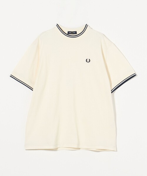 「FRED PERRY」 半袖カットソー SMALL ホワイト レディース 別注】＜FRED PERRY＞ショートスリーブ Tシャツ（Tシャツ
