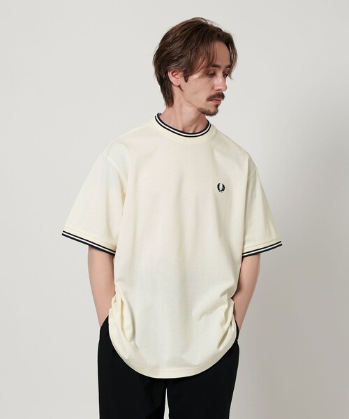 完売必須【FRED PERRY】別注 ロゴ刺繍 ショートスリーブ Tシャツ 別注】＜FRED PERRY＞ショートスリーブ Tシャツ（Tシャツ