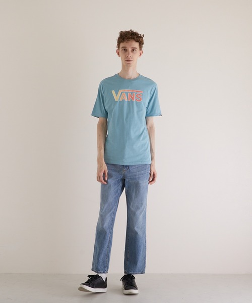 B'day（ビーデイ）の「【VANS】VANS CLASSIC LOGO FILL SS BOYS T グラデーションプリント（Tシャツ/カットソー・メンズ・サックスブルー・MEDIUM）」の2枚目の写真