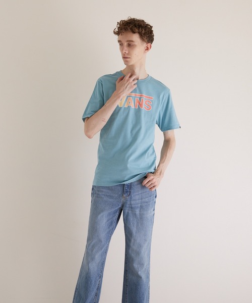 B'day（ビーデイ）の「【VANS】VANS CLASSIC LOGO FILL SS BOYS T グラデーションプリント（Tシャツ/カットソー・メンズ・サックスブルー・MEDIUM）」の7枚目の写真