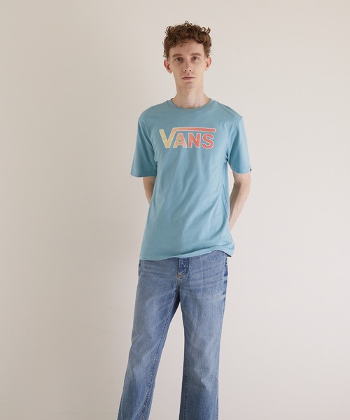 B'day（ビーデイ）の「【VANS】VANS CLASSIC LOGO FILL SS BOYS T グラデーションプリント（Tシャツ/カットソー・メンズ・サックスブルー・MEDIUM）」の8枚目の写真