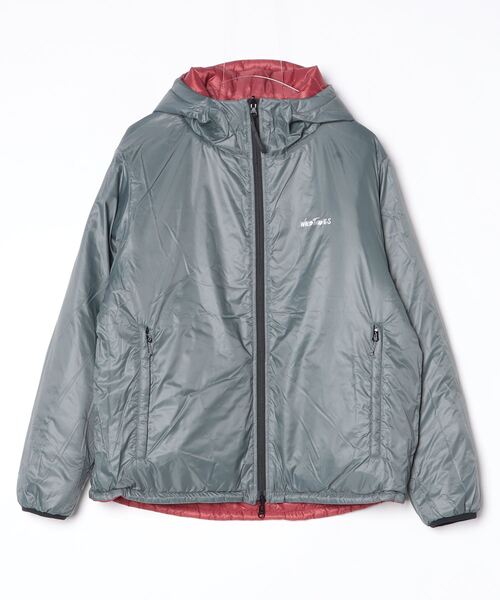 WILD THINGS（ワイルドシングス）の「リバーシブル ビレイジャケット│REVERSIBLE BELAY JACKET（ダウンジャケット/コート・メンズ・レッド/ブラック×ブラック/ベージュ/パープル/グリーン×オレンジ/グリーン/ピンク・L/XL/M/S/XS）」の20枚目の写真