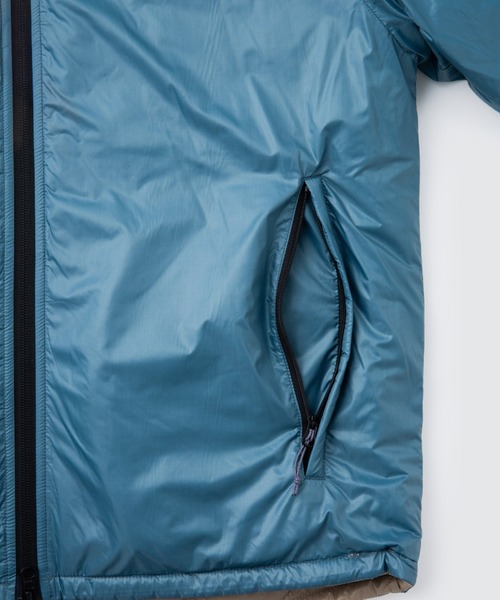 WILD THINGS（ワイルドシングス）の「リバーシブル ビレイジャケット│REVERSIBLE BELAY JACKET（ダウンジャケット/コート・メンズ・レッド/ブラック×ブラック/ベージュ/パープル/グリーン×オレンジ/グリーン/ピンク・L/XL/M/S/XS）」の14枚目の写真