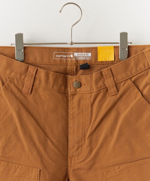 Carhartt(カーハート)の「Carhartt/カーハート Rugged Flex Relaxed Fit Duck Double-Front Utility Work Short ワークショーツ(チノパンツ・メンズ・ブラウン・30/32/34/36/38)」の3枚目の写真