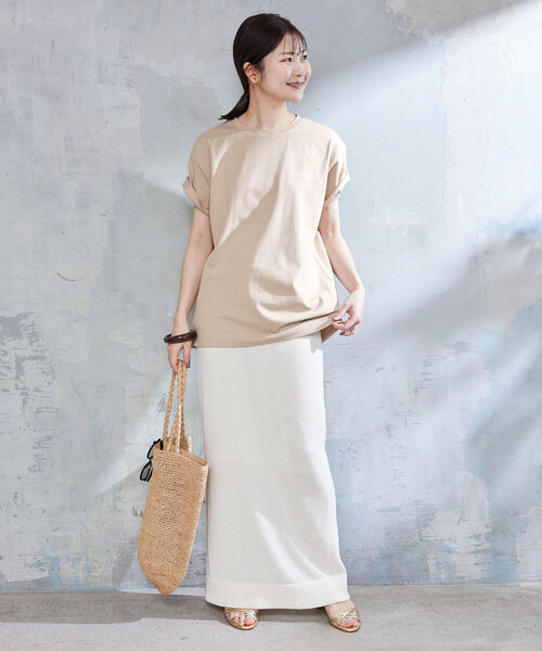 SLOBE IENA(スローブイエナ)の「《WEB限定/追加3》Treize 13 Tシャツ(Tシャツ/カットソー・レディース・ホワイト/ベージュ/ネイビー・FREE)」の13枚目の写真