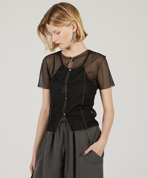 セール】2WAYシアートップ / 2Way Sheer Top（その他トップス