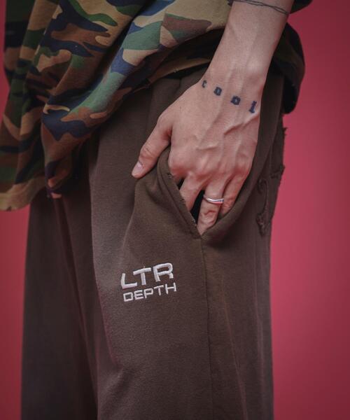 LTR DEPTH/【25年春夏新作】ダメージアップリケショートパンツ
