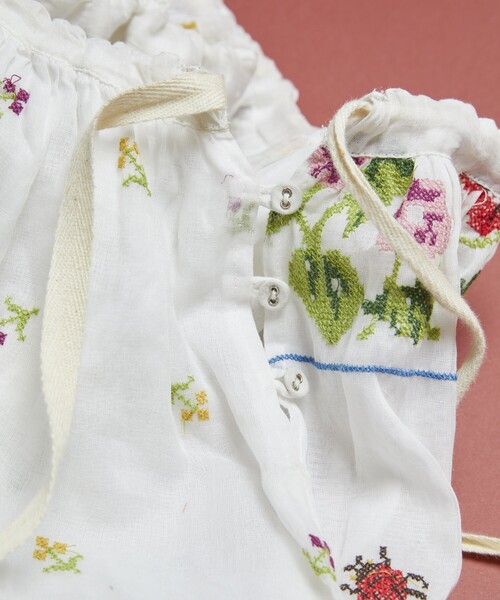 Freada/フリーダ インド クロスステッチ ギャザースカート