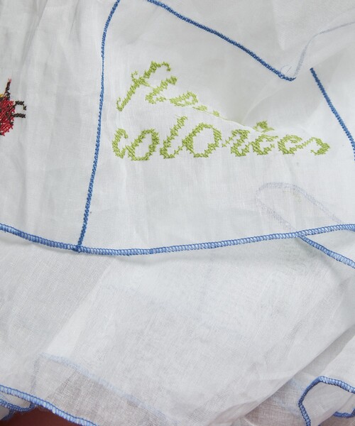 Freada/フリーダ インド クロスステッチ ギャザースカート