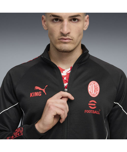 ACミラン　アンセムジャケット　ナイロンジャケット　トラックジャケット PUMA プーマ メンズ サッカー ACミラン キング アンセム ジャケット