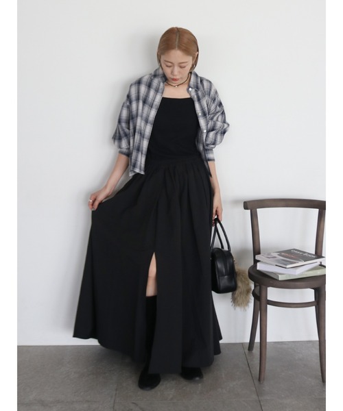 Ungrid（アングリッド）の「フェイクスウェードロングブーツ（ブーツ・レディース・ブラック/ブラウン・L/M/S）」の21枚目の写真