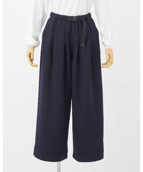 THOUSAND MILE（サウザンドマイル）の「【THOUSAND MILE】WAVE ADJUST WIDE PANTS WOOL LIKE/ウェーブアジャストワイドパンツ　ウールライク（その他パンツ・レディース・ブラウン/ネイビー/チャコールグレー・FREE）」の12枚目の写真