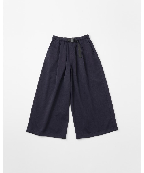 THOUSAND MILE（サウザンドマイル）の「【THOUSAND MILE】WAVE ADJUST WIDE PANTS WOOL LIKE/ウェーブアジャストワイドパンツ　ウールライク（その他パンツ・レディース・ブラウン/ネイビー/チャコールグレー・FREE）」の4枚目の写真