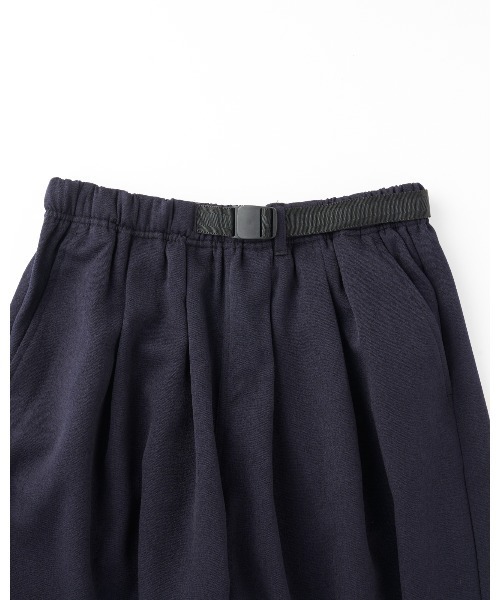 THOUSAND MILE（サウザンドマイル）の「【THOUSAND MILE】WAVE ADJUST WIDE PANTS WOOL LIKE/ウェーブアジャストワイドパンツ　ウールライク（その他パンツ・レディース・ブラウン/ネイビー/チャコールグレー・FREE）」の7枚目の写真