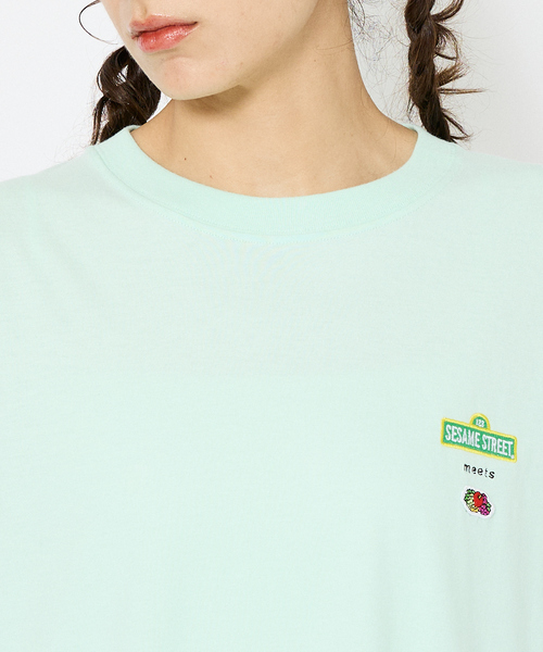FRUIT OF THE LOOM（フルーツオブザルーム）の「【FRUIT OF THE LOOM/フルーツ オブ ザ ルーム】SESAME STREET×FTL Illust T-Shirt コラボ半袖Tシャツ/プリント（Tシャツ/カットソー・メンズ・ブラック/ブルー系その他・S/M/L）」の17枚目の写真