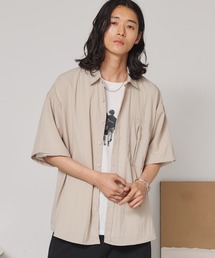 ファスナーポケット半袖シャツ