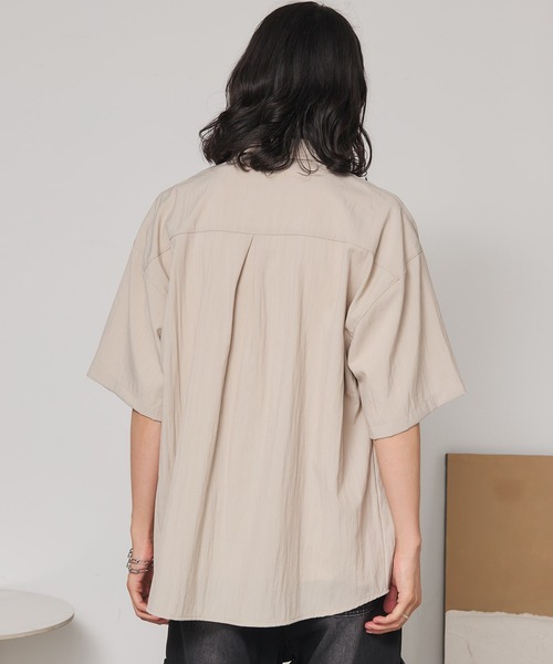 SEN TOKYO(セントーキョー)の「ファスナーポケット半袖シャツ(シャツ/ブラウス・メンズ・ベージュ/ブラック・L/M)」の18枚目の写真