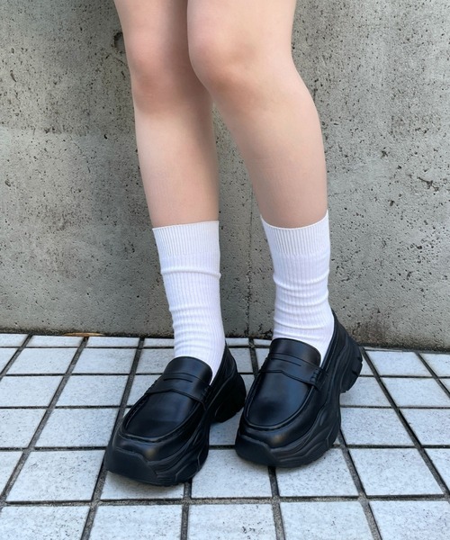 3.3 Field Trip （3.3フィールドトリップ）の「3.3 Field Trip／スニーカーソールローファー（ローファー・レディース・ブラック/ライトグレー・LARGE/X-LARGE/SMALL/MEDIUM）」の6枚目の写真