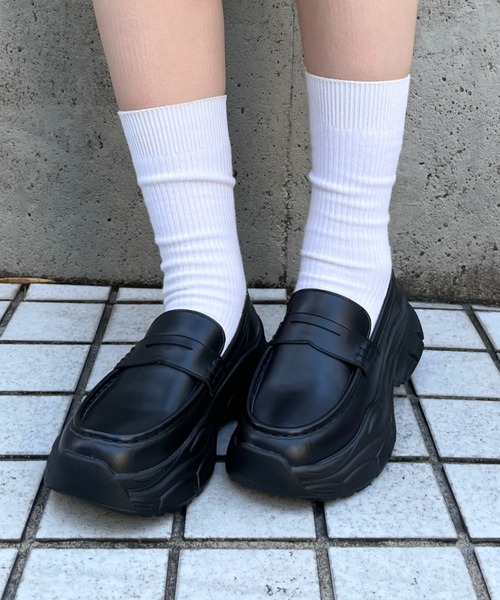 3.3 Field Trip （3.3フィールドトリップ）の「3.3 Field Trip／スニーカーソールローファー（ローファー・レディース・ブラック/ライトグレー・LARGE/X-LARGE/SMALL/MEDIUM）」の7枚目の写真