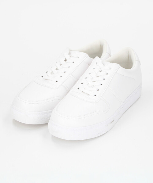 COMME CA ISM（コムサイズム）の「コートタイプ スニーカー（スニーカー・メンズ・ホワイト/ブラック・25cm/26cm/27cm）」の3枚目の写真