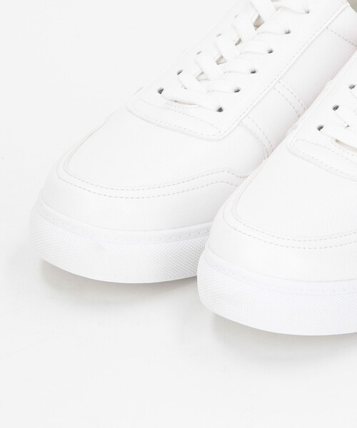 COMME CA ISM（コムサイズム）の「コートタイプ スニーカー（スニーカー・メンズ・ホワイト/ブラック・25cm/26cm/27cm）」の6枚目の写真