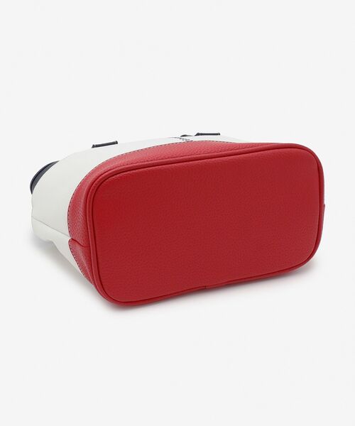 TOMMY HILFIGER(トミーヒルフィガー)の「TOMMY HILFIGER GOLF フェイスラウンドバッグ(ショルダーバッグ・メンズ・ネイビー/ホワイト・FREE)」の5枚目の写真