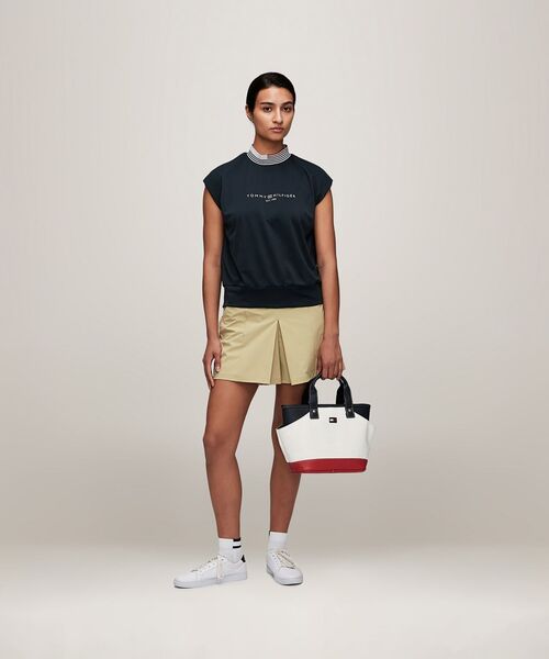 TOMMY HILFIGER(トミーヒルフィガー)の「TOMMY HILFIGER GOLF フェイスラウンドバッグ(ショルダーバッグ・メンズ・ネイビー/ホワイト・FREE)」の10枚目の写真
