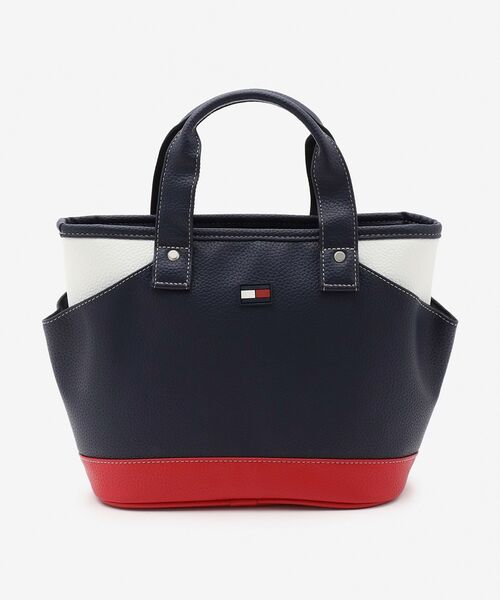 TOMMY HILFIGER(トミーヒルフィガー)の「TOMMY HILFIGER GOLF フェイスラウンドバッグ(ショルダーバッグ・メンズ・ネイビー/ホワイト・FREE)」の11枚目の写真