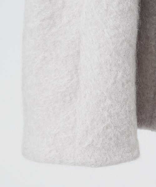 DESIGNWORKS（デザインワークス）の「シャギーコート（ステンカラーコート・レディース・ダークネイビー/ブルー・38）」の17枚目の写真